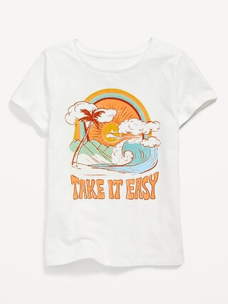 Short-Sleeve Graphic T-Shirt for Girls | Old Navy (US)