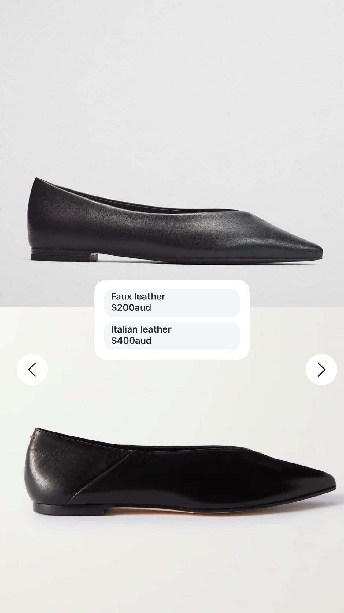 Get the look for less or get the look to last. Curated both options just for you. #balletflats #leatherflats #itgirlshoe #trendingshoe #shoesoftheszn 

#LTKaustralia #LTKshoes