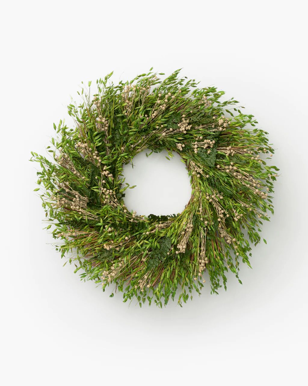 Easy Greens 22" Dried Wreath | McGee & Co.