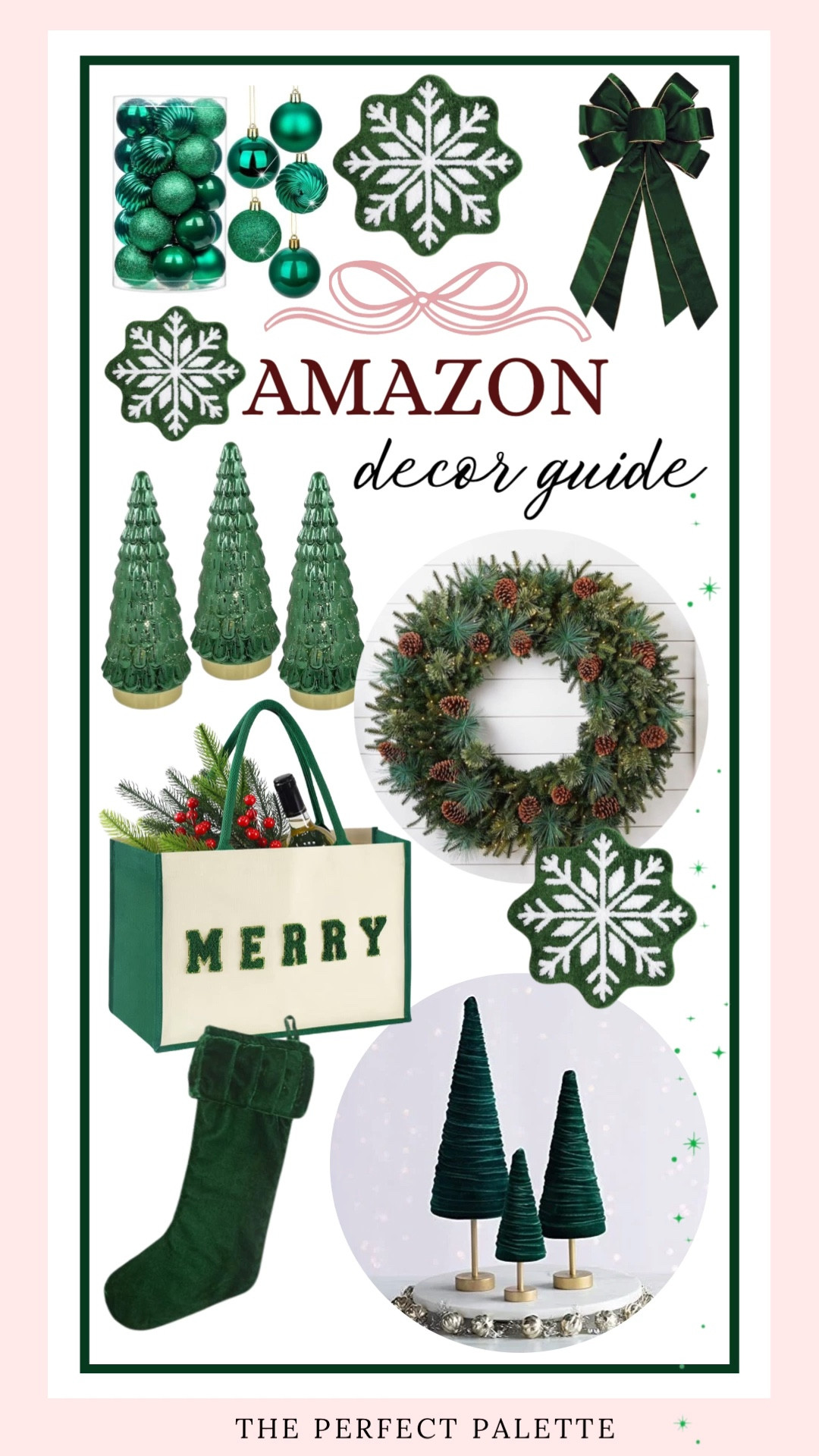 Amazon Christmas Decor, Classic green decor, glass Christmas trees, and the cutest “Merry” tote bag! A total must-have for the season. 
//
Amazon, green Christmas decor, Christmas table, Amazon home, Christmas decor, Christmas tablescape, Holiday tablescape, Christmas place setting, Holiday place setting, Place setting, Christmas party, Christmas centerpiece, Santa present bag, Holiday centerpiece. holiday party. holiday table. 

#LTKFindsUnder50 #LTKSeasonal #LTKHome #LTKSaleAlert #LTKFindsUnder100


#LTKHoliday #LTKGiftGuide #LTKHome
