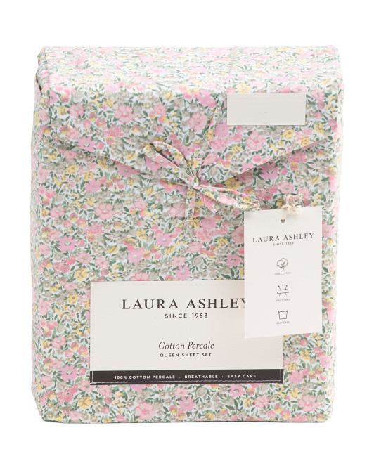 Cotton Floral Sheet Set | TJ Maxx