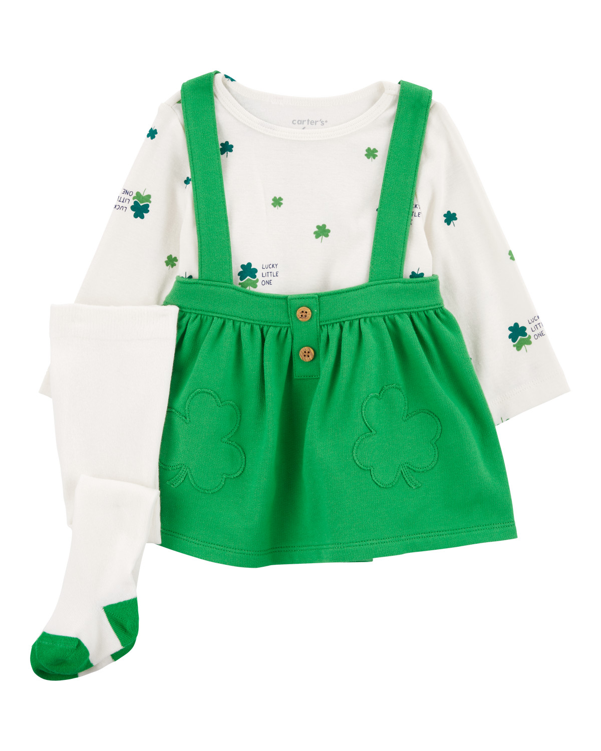 Baby 3-Piece St. Patrick's Day Print Jumper Set - Carter's | Carter's | Carter's Inc