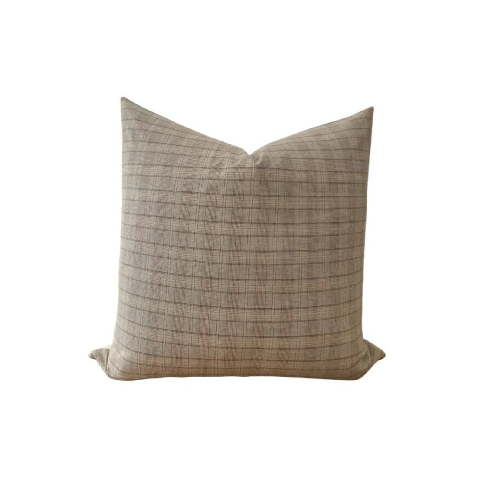 Blaire| Designer Pillow Cover| Decorative Pillow Cover| Throw Pillow| Plaid Pillow| Brown Pillow|... | Etsy (US)