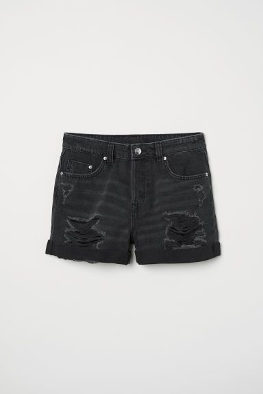 H & M - Denim Shorts - Black | H&M (US)