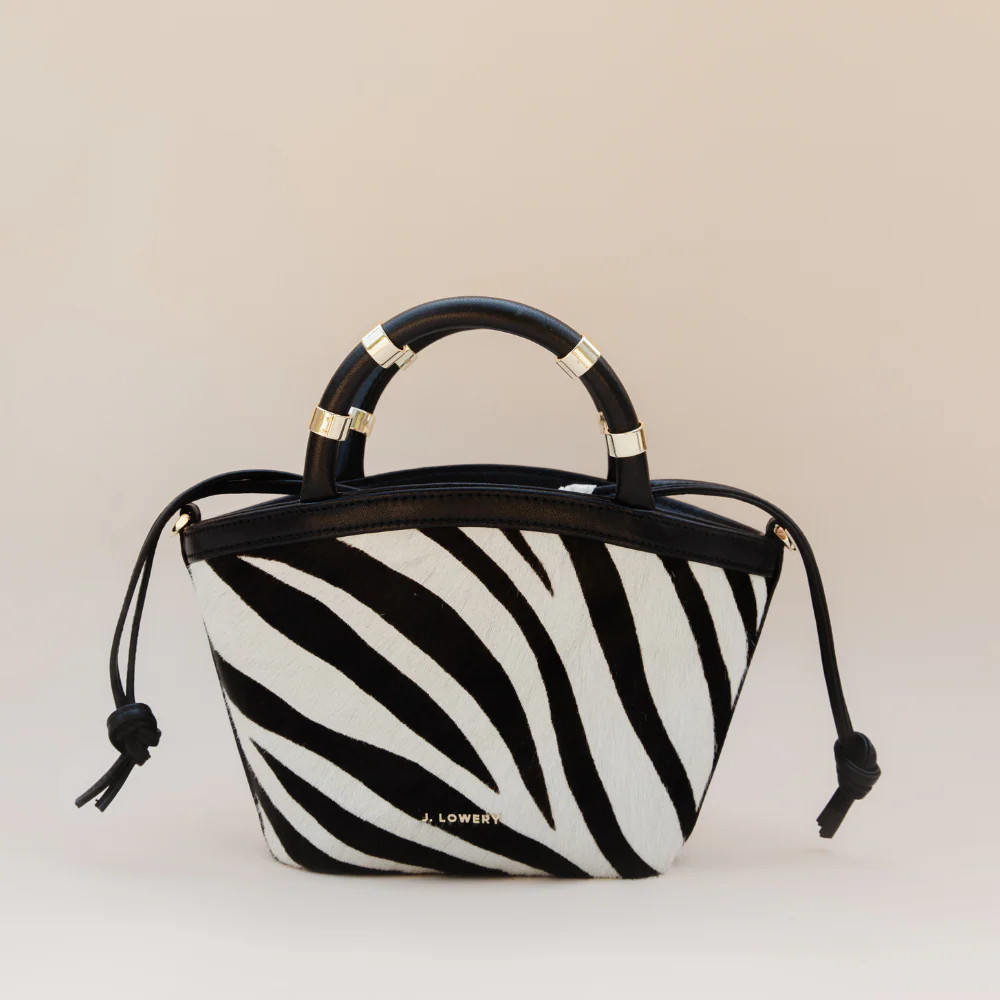 J. LOWERY Zebra Mini Tote | J. LOWERY