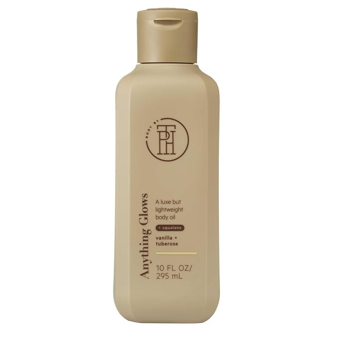 TPH BODY by Anything Glows Vegan Body Oil for Dry Skin with Squalane, Avocado Oil & Rosehip Oil f... | Amazon (US)