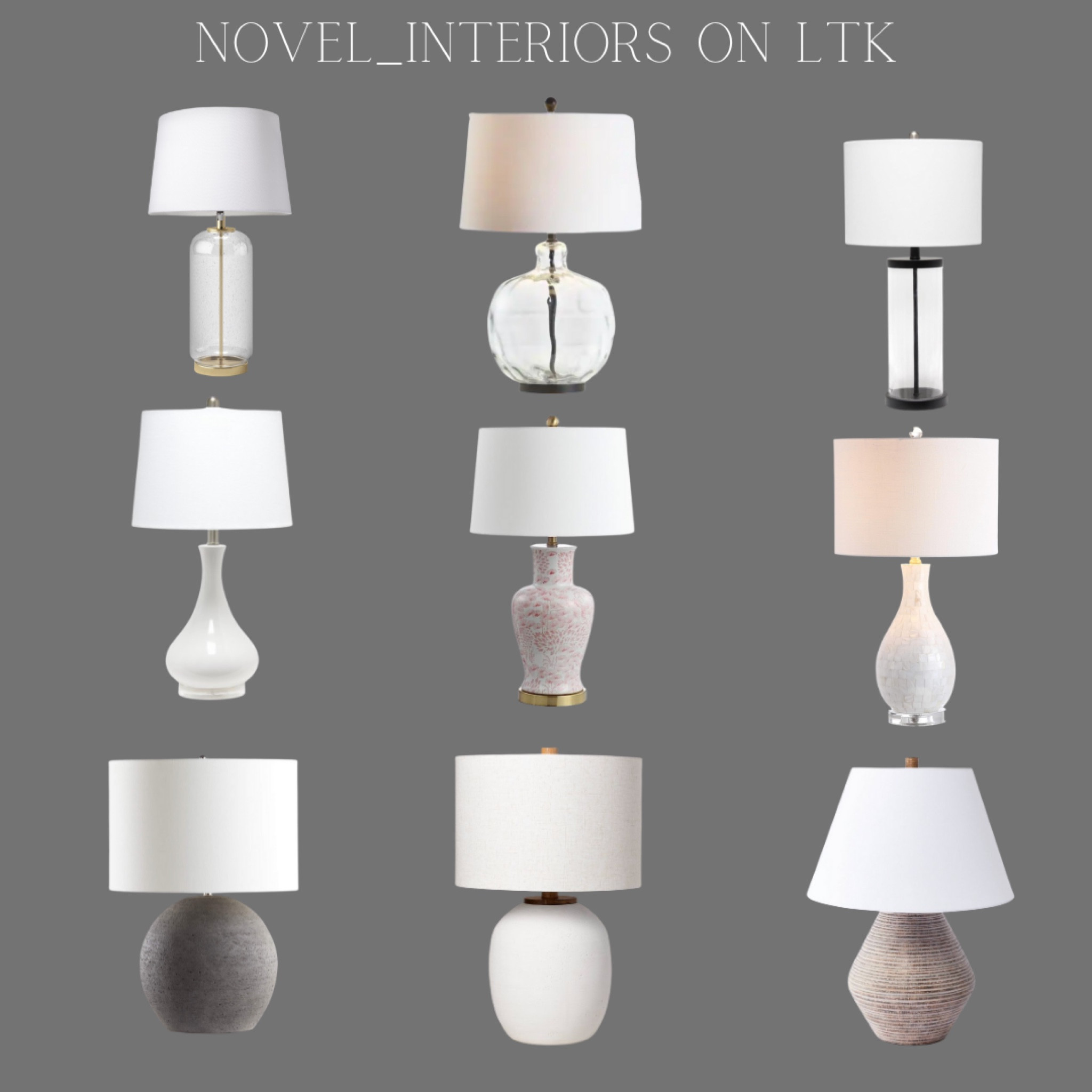 These lamps are some of my favorites! Great for styling.l and very affordable!

#LTKfamily #LTKhome #LTKsalealert
