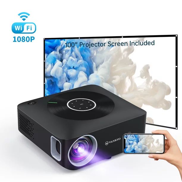 VANKYO Leisure E30WT Native 1080P Full HD Video Projector, 5G WiFi Projector Supports 4K, LCD, Po... | Walmart (US)
