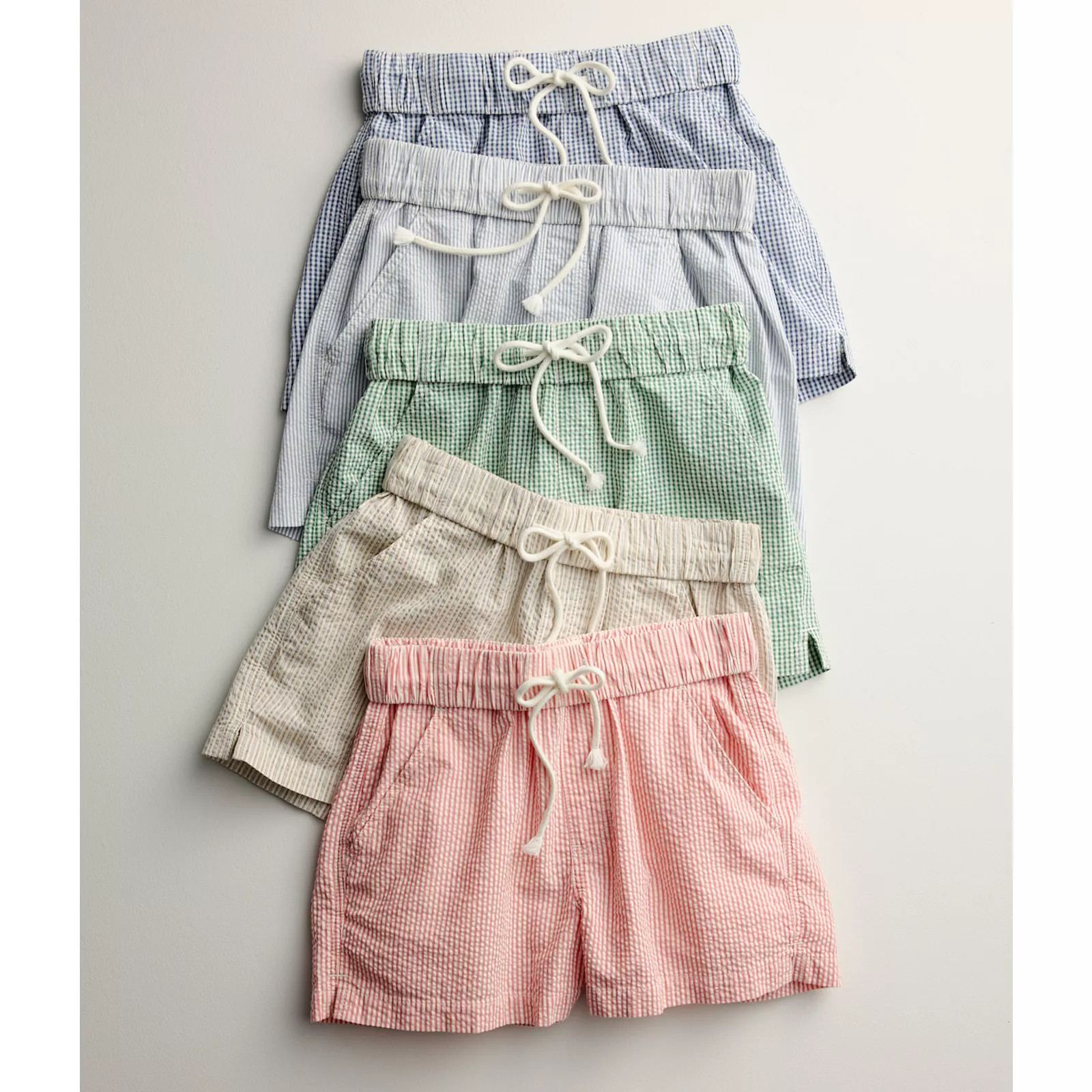 Juniors' SO® Mid Rise Seersucker Shorts | Kohl's