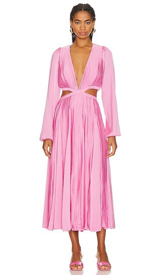 Midi Dress in Pink | Revolve Clothing (Global)