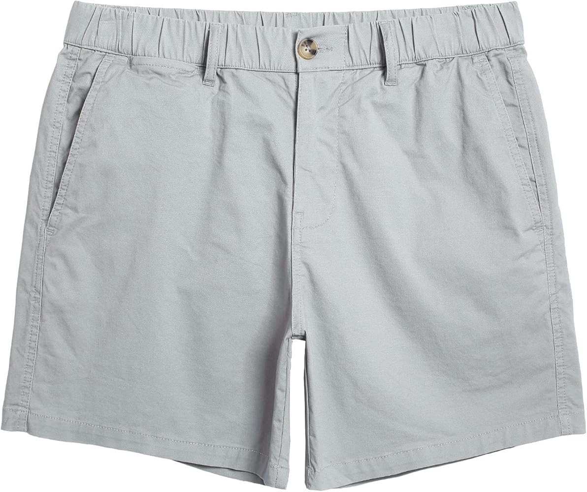 maamgic Men's Classic-fit 5.5" Cotton Casual Shorts Elastic Waistband with Multi-Pocket Daily Wea... | Amazon (US)