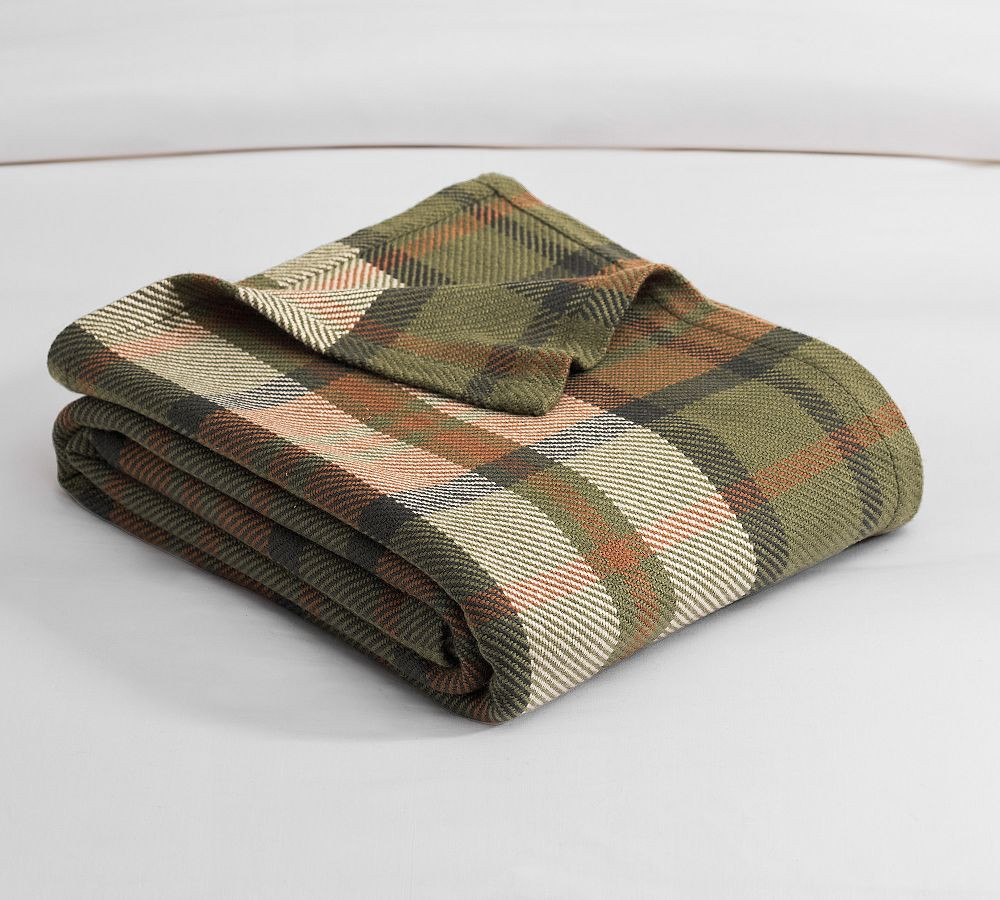 Winslow Plaid Blanket | Pottery Barn (US)