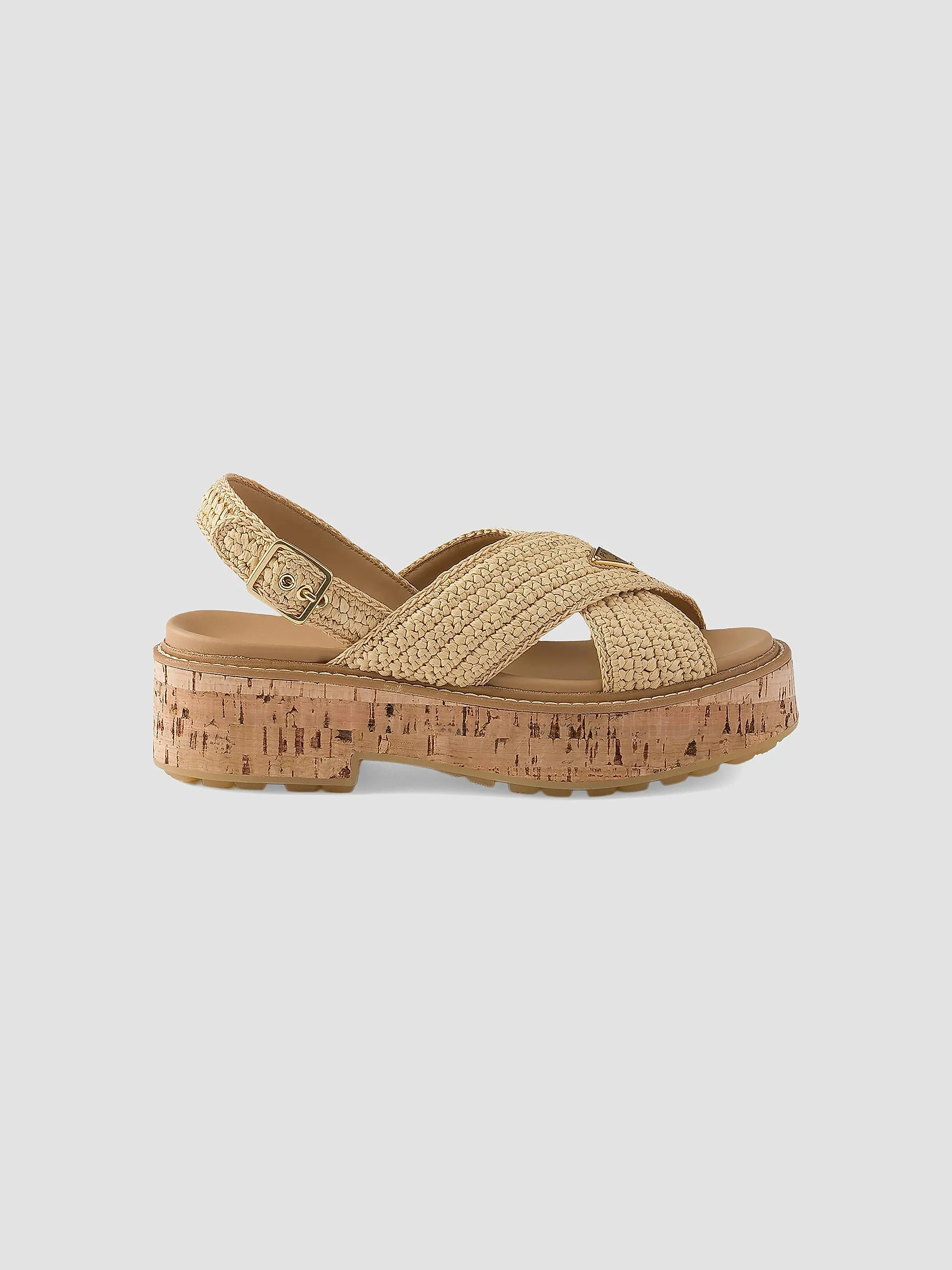 Prada Crochet Platform Sandals | Saks Fifth Avenue | Saks Fifth Avenue