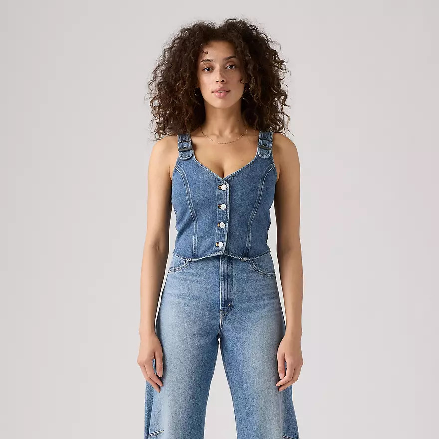 Charlie Denim Crop Top | LEVI'S (US)