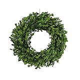 Creative Co-Op Faux Boxwood Wreath, Green | Amazon (US)