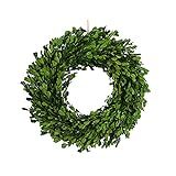 Creative Co-Op Faux Boxwood Wreath, Green | Amazon (US)