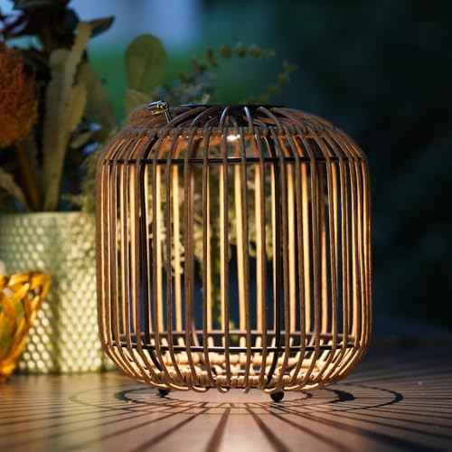 Solar Yard 1-Pack Outdoor Solar Lamp, Water-resistant Lights for Outside Hanging Lantern Table Lamp Lights Decoration for Garden, Yard, Patio, Porch, Trees, Pathway, Natural | Amazon (US)