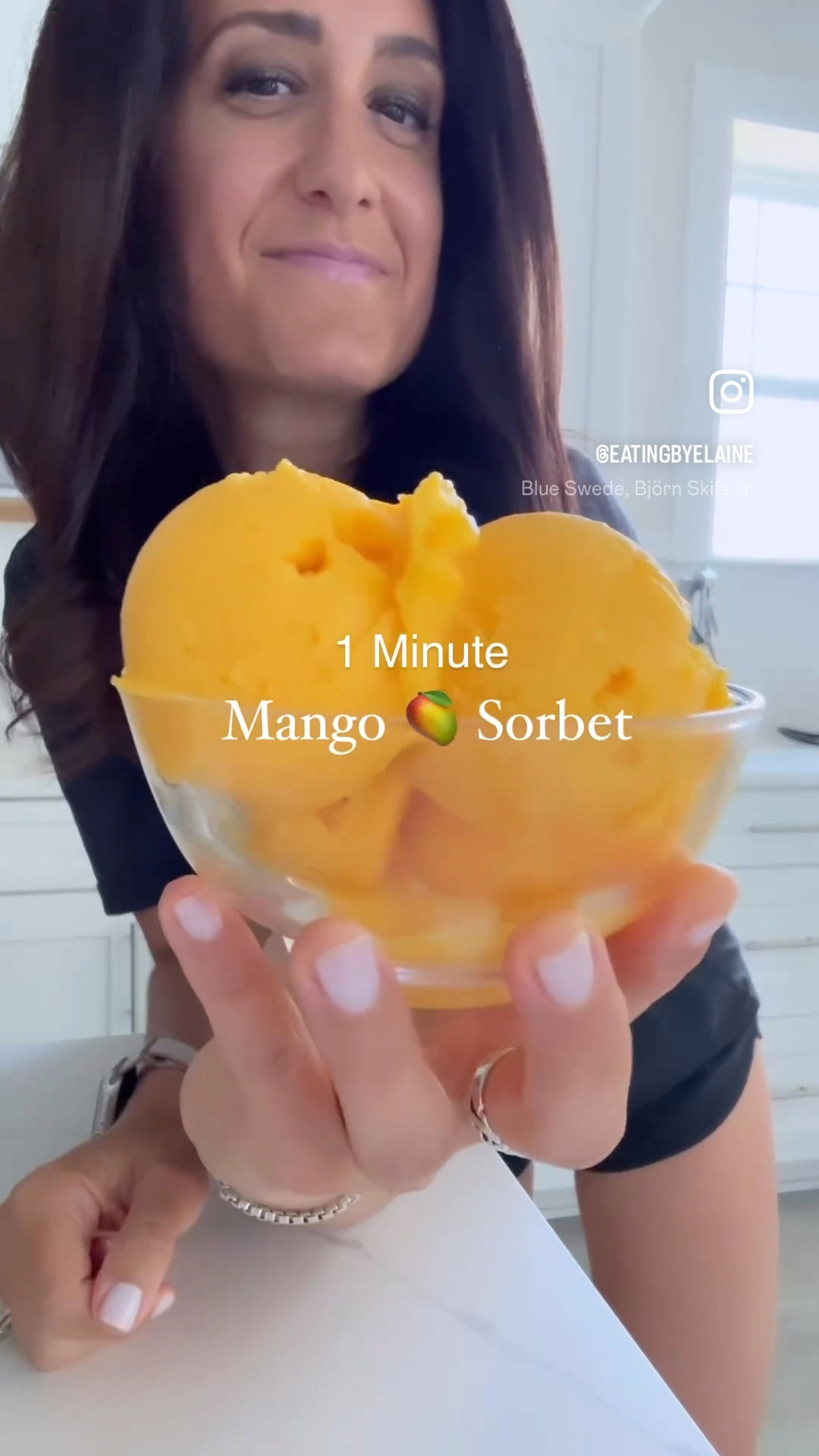 Homemade mango sorbet… 1 ingredient and ready in 1 minute flat. Linking my food processor here which I love and highly recommend. And my ice cream scoop. Recipe: https://www.eatingbyelaine.com/mango-sorbet-refined-sugar-free/

Enjoy! 

#LTKSeasonal #LTKHome #LTKVideo