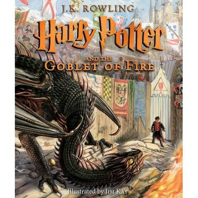 Harry Potter and the Goblet of Fire: The Illustrated Edition - by J K Rowling (Hardcover) | Target