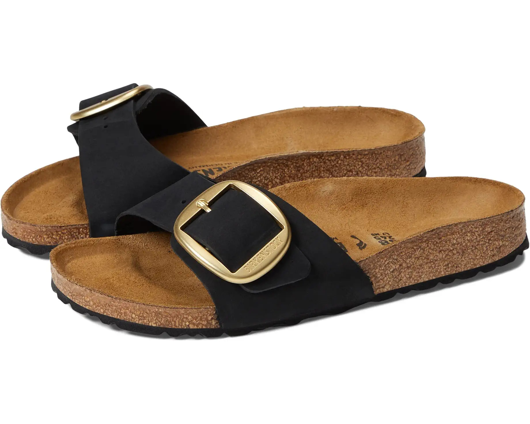 Women's Birkenstock Madrid Big Buckle - Nubuck Leather | Zappos