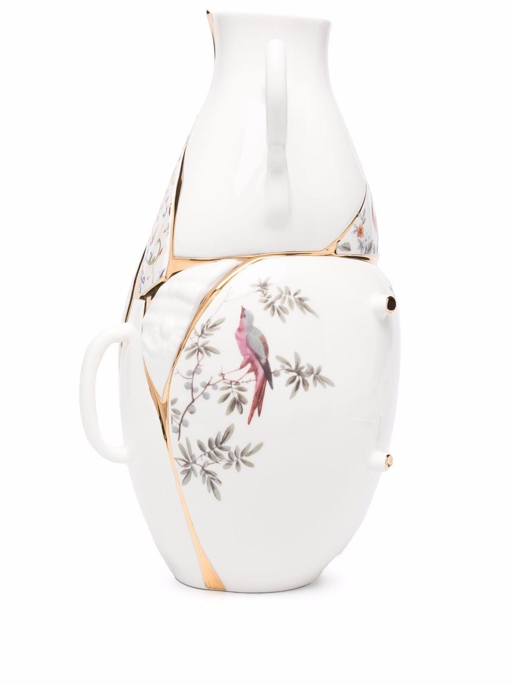 Seletti Kintsugi porcelain vase - White | Farfetch Global