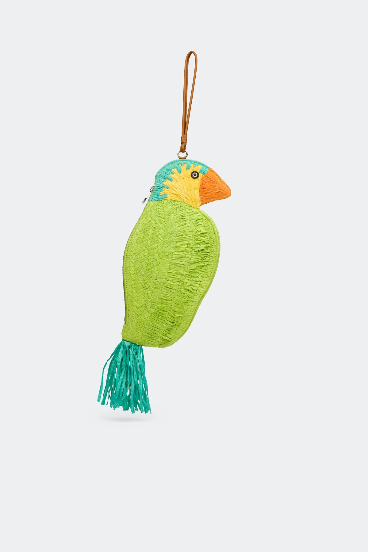 Tropical Bird Wristlet In Blue Multi | Simon Miller