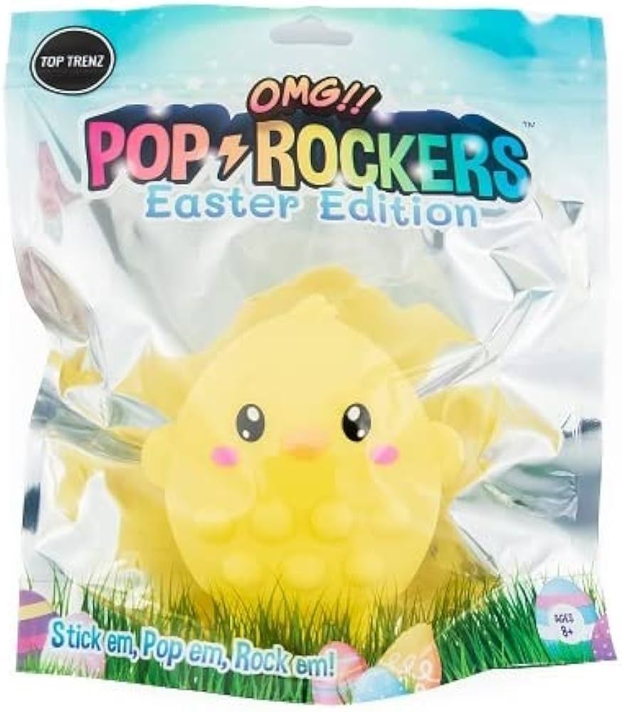 Top Trenz OMG Pop Rockers Pop Fidgety Toy (Delilah The Yellow Chick Only) | Amazon (US)