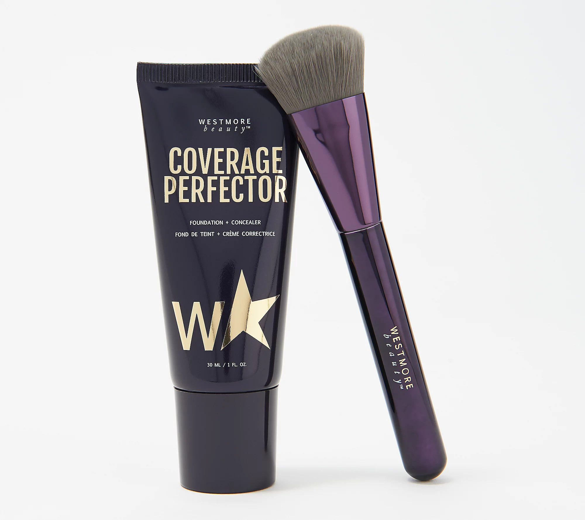 Westmore Beauty 2-in-1 Foundationw/ Brush | QVC