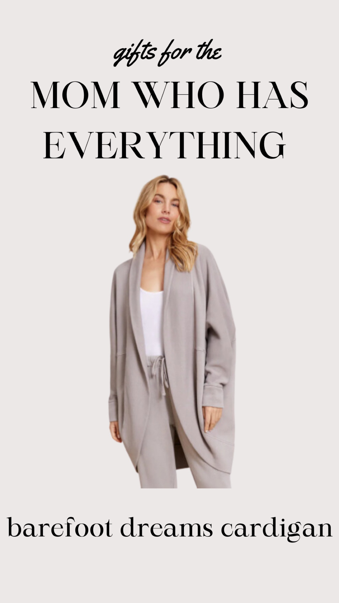 GIFT GUIDE SERIES: cozy barefoot dreams cardigan !!!! 💤💤💤

#LTKGiftGuide #LTKCyberWeek #LTKHoliday