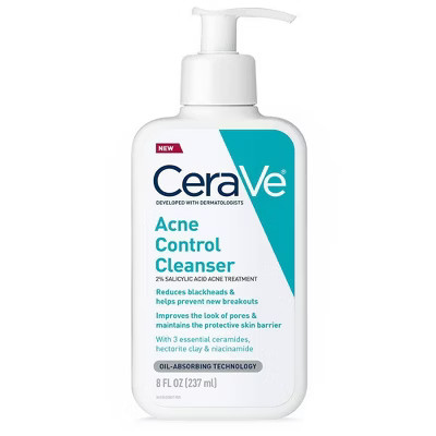 CeraVe Acne Control Cleanser with Salicylic Acid - 8 fl oz | Target
