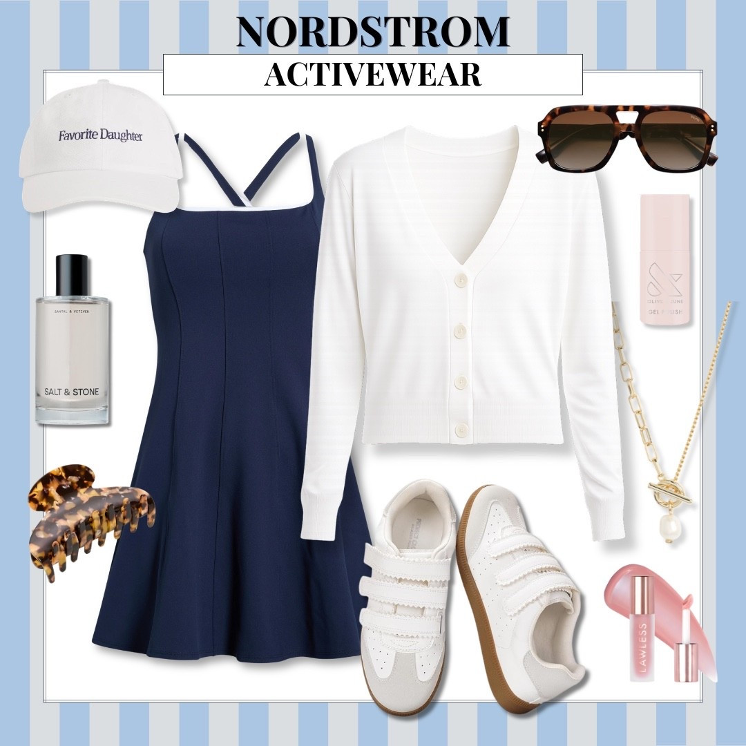 This active dress is such a versatile piece for summer. Wear it on its own for tennis or errands, then throw on the cardigan for a polished look that’s perfect for travel, lunch, or running around town.

Active dress, Nordstrom activewear, athletic dress, tennis dress, casual summer outfit, travel outfit, athleisure style, everyday sneakers, summer wardrobe, active lifestyle, elevated casual style, AudrieDollins

#LTKActive #LTKootd #LTKSeasonal