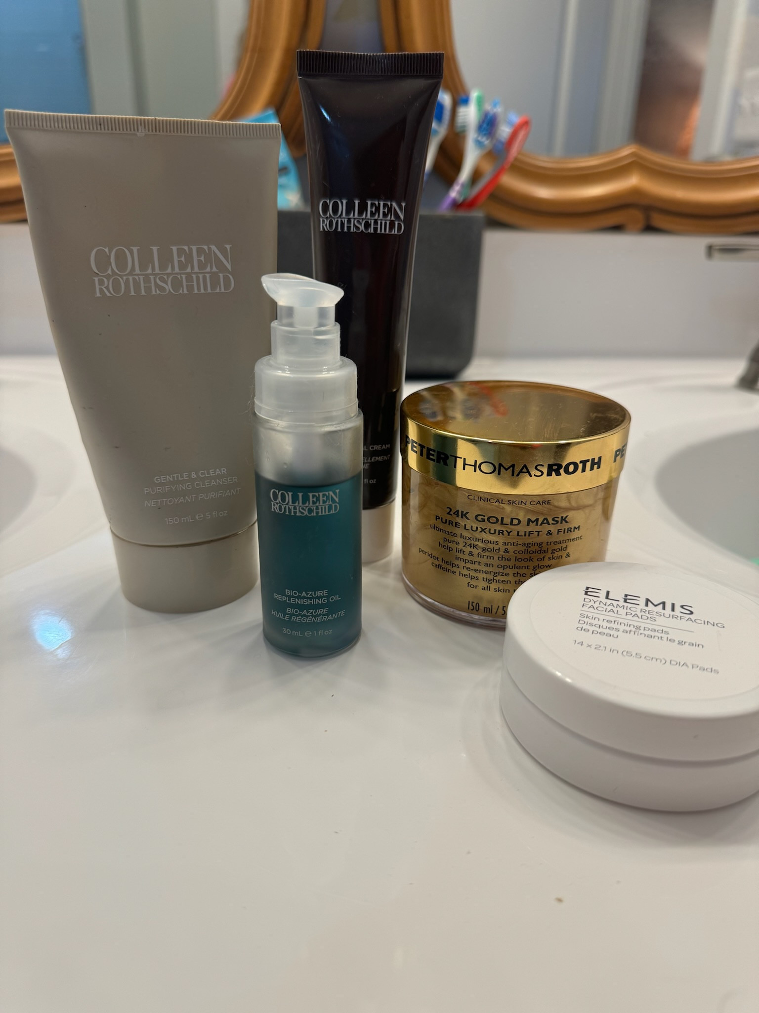 the skincare lineup 🤌🏼🫧✨ 

Elemis, Colleen Rothschild, skincare, beekman, trendy skincare, anti aging skincare, beauty faves, beauty finds, Claire Tammaro 

#LTKFindsUnder100 #LTKBeauty #LTKFallSale