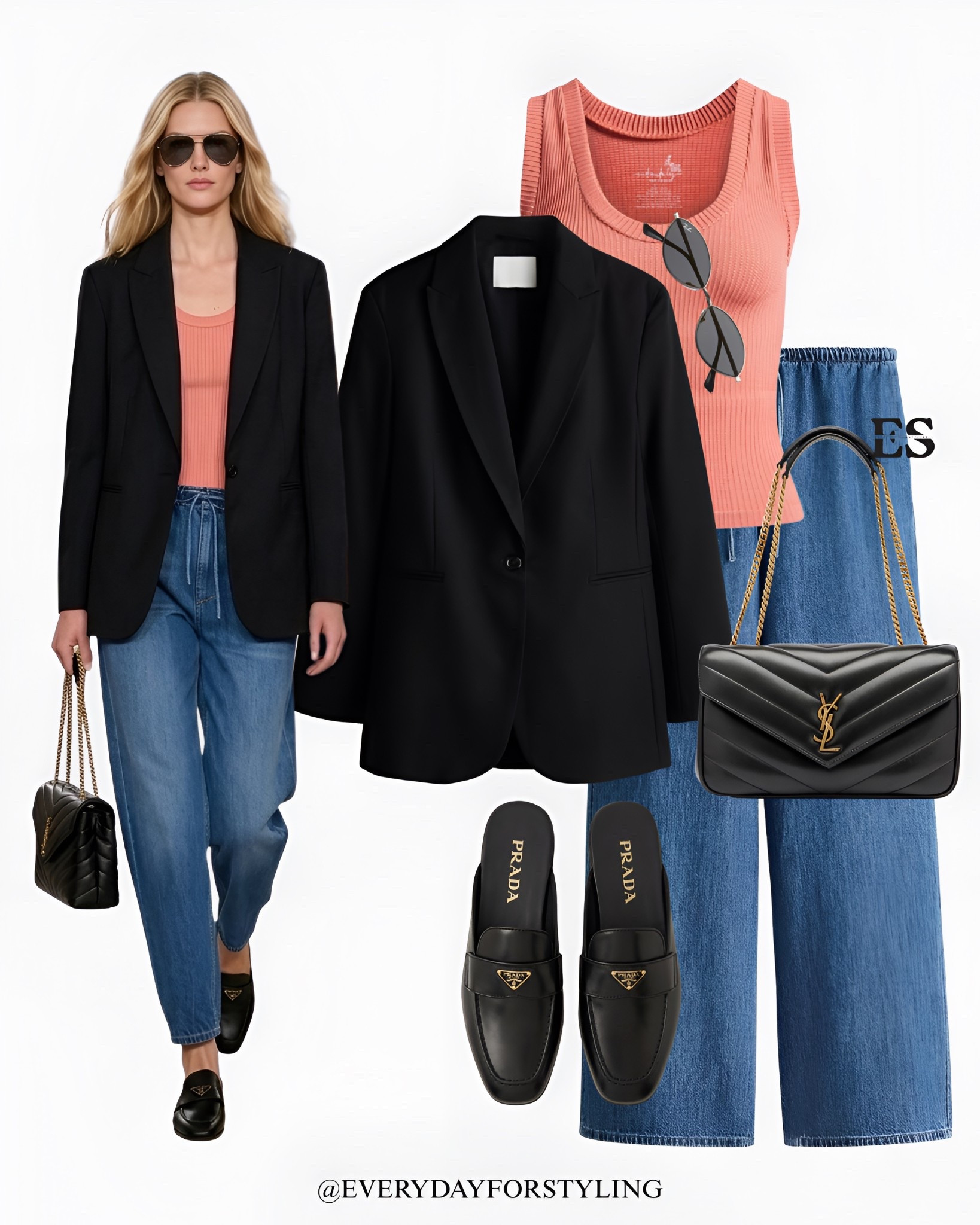 Classic black blazer and tank for a simple polished everyday look 🖤

blazer with denim outfit, drawstring denim trousers outfit, blazer outfit ideas women, casual chic outfits women, spring outfit ideas women, relaxed denim outfit ideas, everyday outfit inspiration women, smart casual outfits women, blazer and jeans outfit women,  trendy everyday outfits women, casual fashion inspiration women, spring casual outfit ideas, trending spring outfits women, spring outfits, spring style, summer outfit ideas, how to wear, what to wear, ways to style, everydayforstyling

#zara #springoutfits, #blazerstyle, casualchic, #denimstyle, #outfitinspiration  
 


#LTKSpringSale #LTKootd #LTKTravel