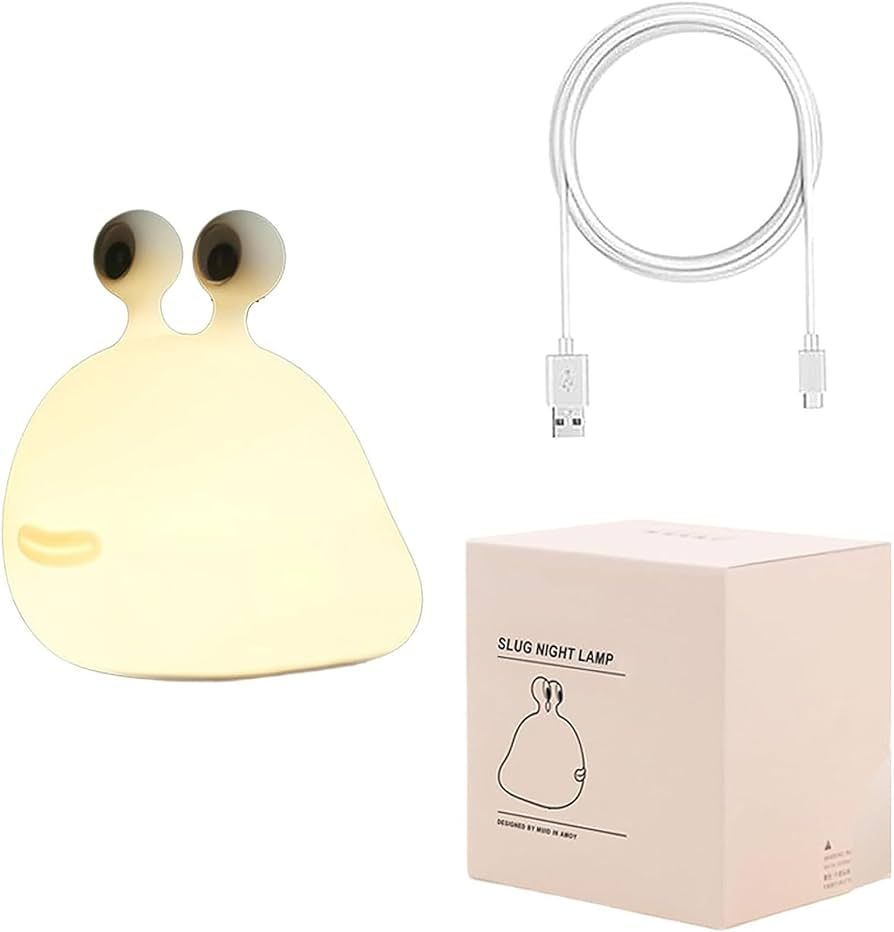 Slug Bug Light, Dont Bug Slug Light, USB Rechargeable Silicone Cute Animal Lamps, Touch Sensor Ti... | Amazon (CA)