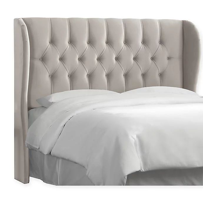Skyline Furniture Sydney Tufted Wingback Headboard | Bed Bath & Beyond | Bed Bath & Beyond