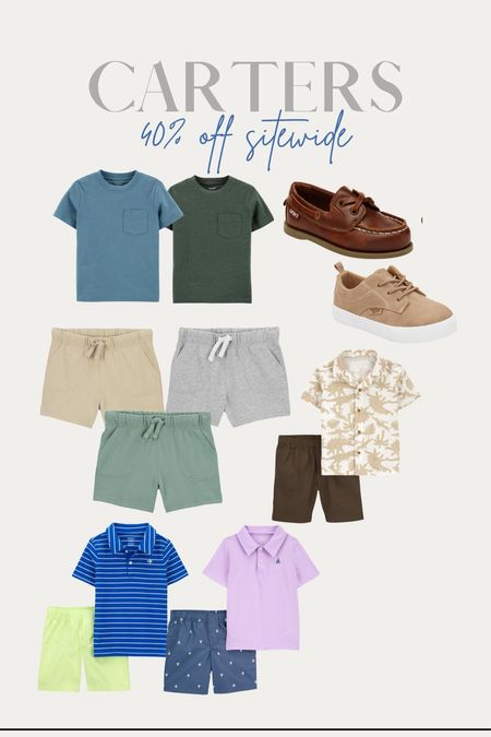 40-50% off sitewide at carters! Great time to stock up for spring and summerr