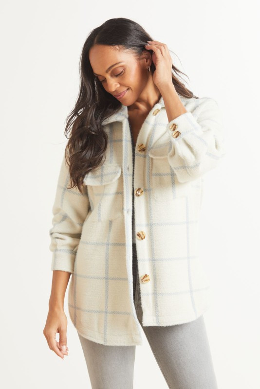 Z SUPPLY Tucker Plaid Jacket | EVEREVE | Evereve