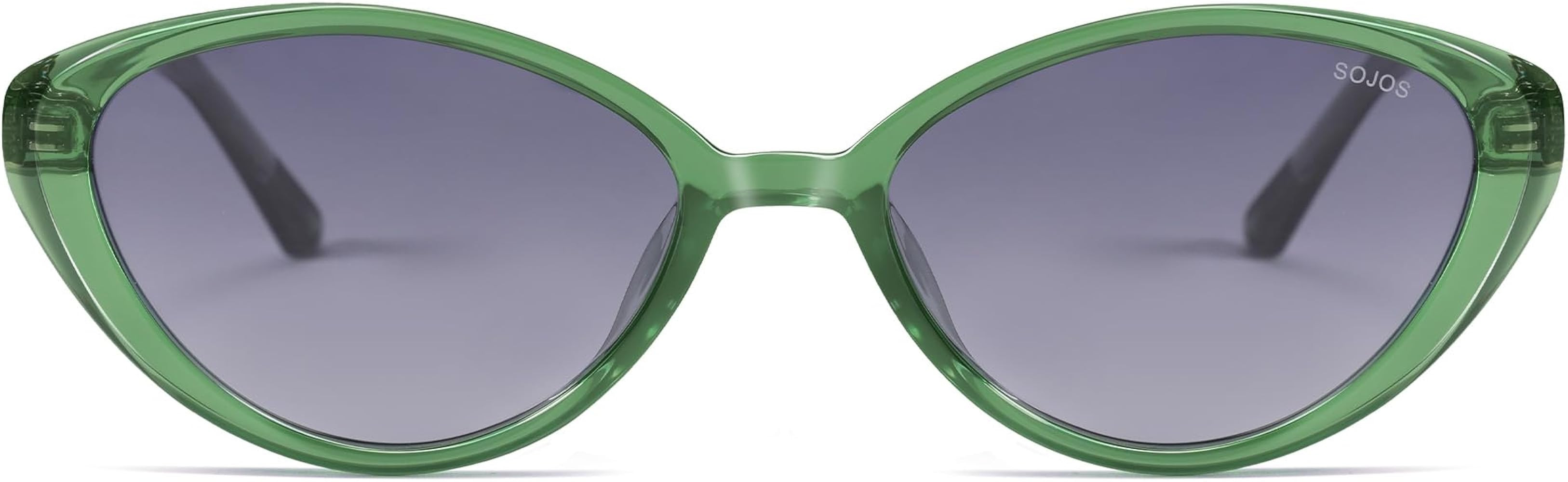 SOJOS Women's Retro Cat Eye Sunglasses Polarized TR90 Ultra-Lightweight, Oval Vintage Shades UV40... | Amazon (US)