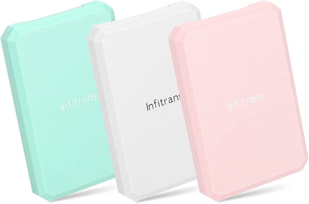 Infitrans Compact Mirror,Square Makeup Mirror for Purses Small Pocket Mirror Portable Hand Mirror... | Amazon (US)