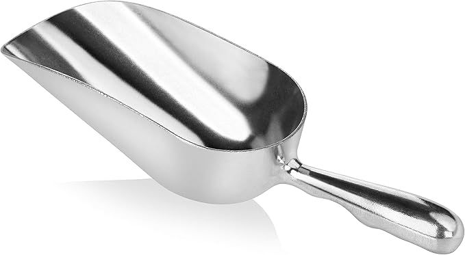 New Star Foodservice 34509 One-Piece Cast Aluminum Round Bottom Bar Ice Flour Utility Scoop, 5-Ou... | Amazon (US)