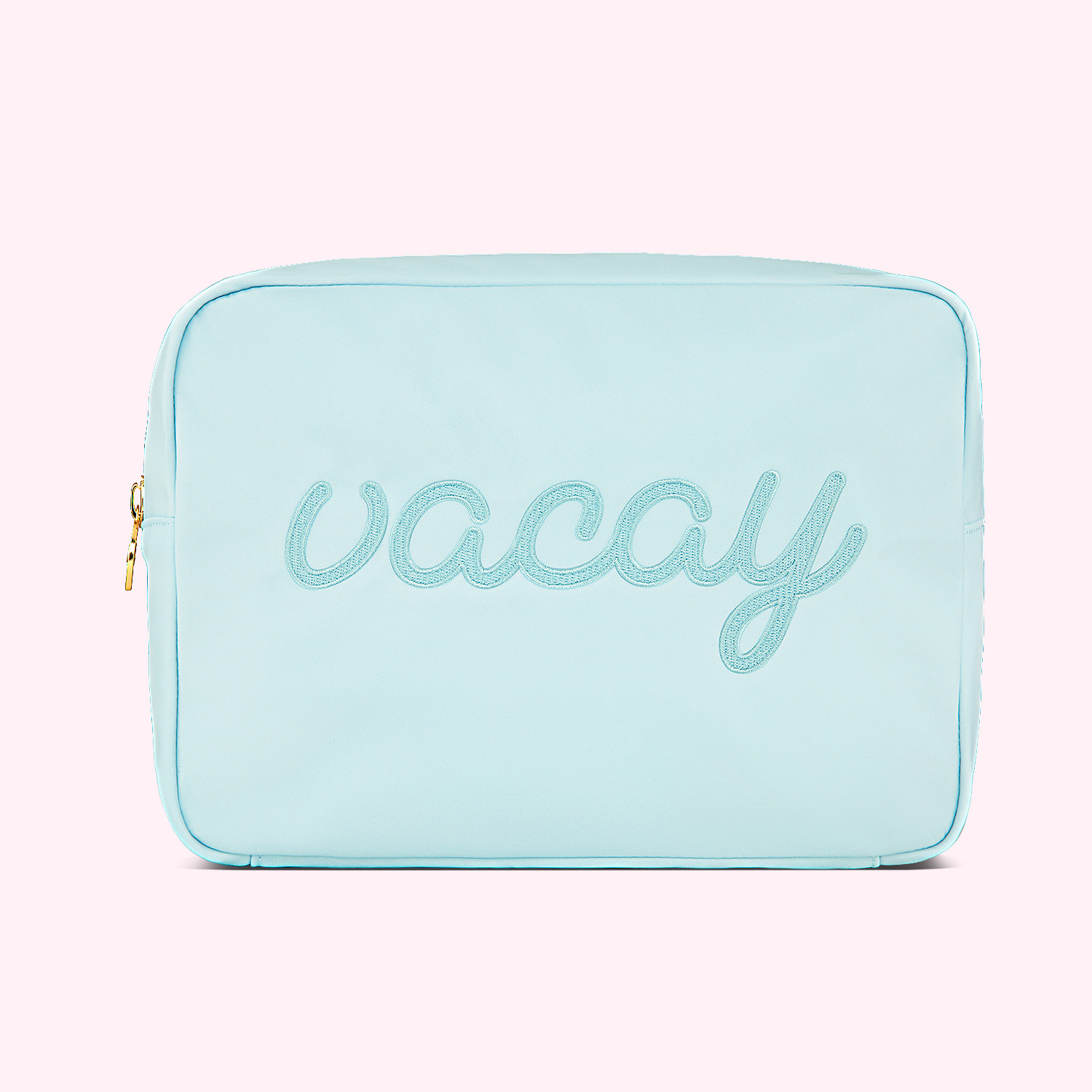 "Vacay" Embroidered Large Pouch - Stoney Clover Lane | Stoney Clover Lane