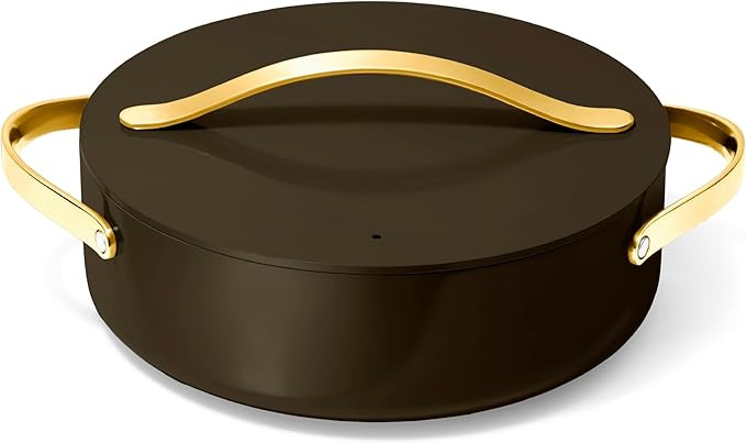 Caraway Rondeau - 6 Qt Non-Stick Pan with Lid - Free From Forever Chemicals - Perfect for Searing... | Amazon (US)