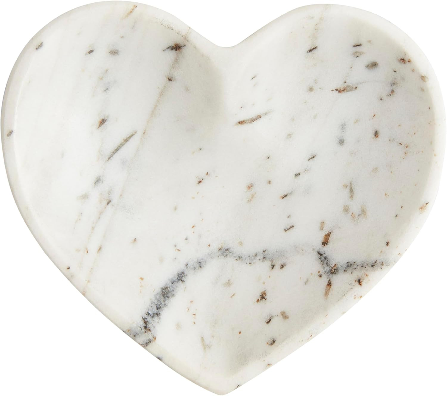 Mud Pie Marble Heart Trinket Dish; 3 3/4" x 4 1/4" | Amazon (US)