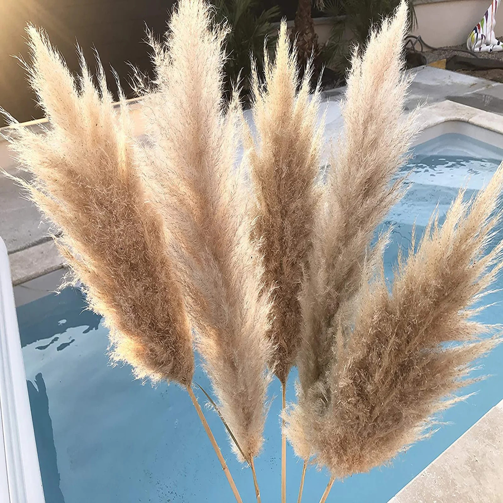 All Natural Wedding Bouquet Dried Flowers - Elegant Boho Home Decor -Pampas Grass for Home, Wreat... | Walmart (US)