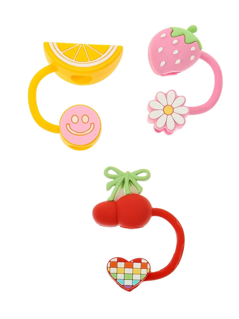Packed Party Fruit Punch Straw Toppers, 3 Pieces | Walmart (US)