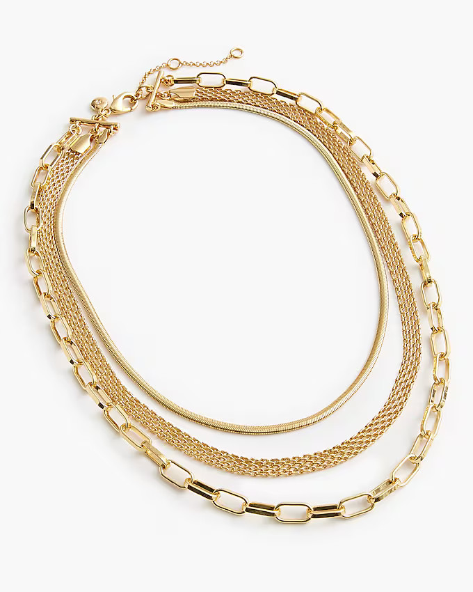 Multichain layered necklace | J.Crew Factory