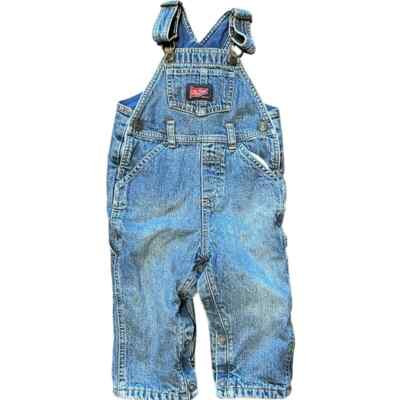 Old Navy Vintage Fleeced Lined Denim Overalls Sz 12-18 Months   | eBay | eBay US