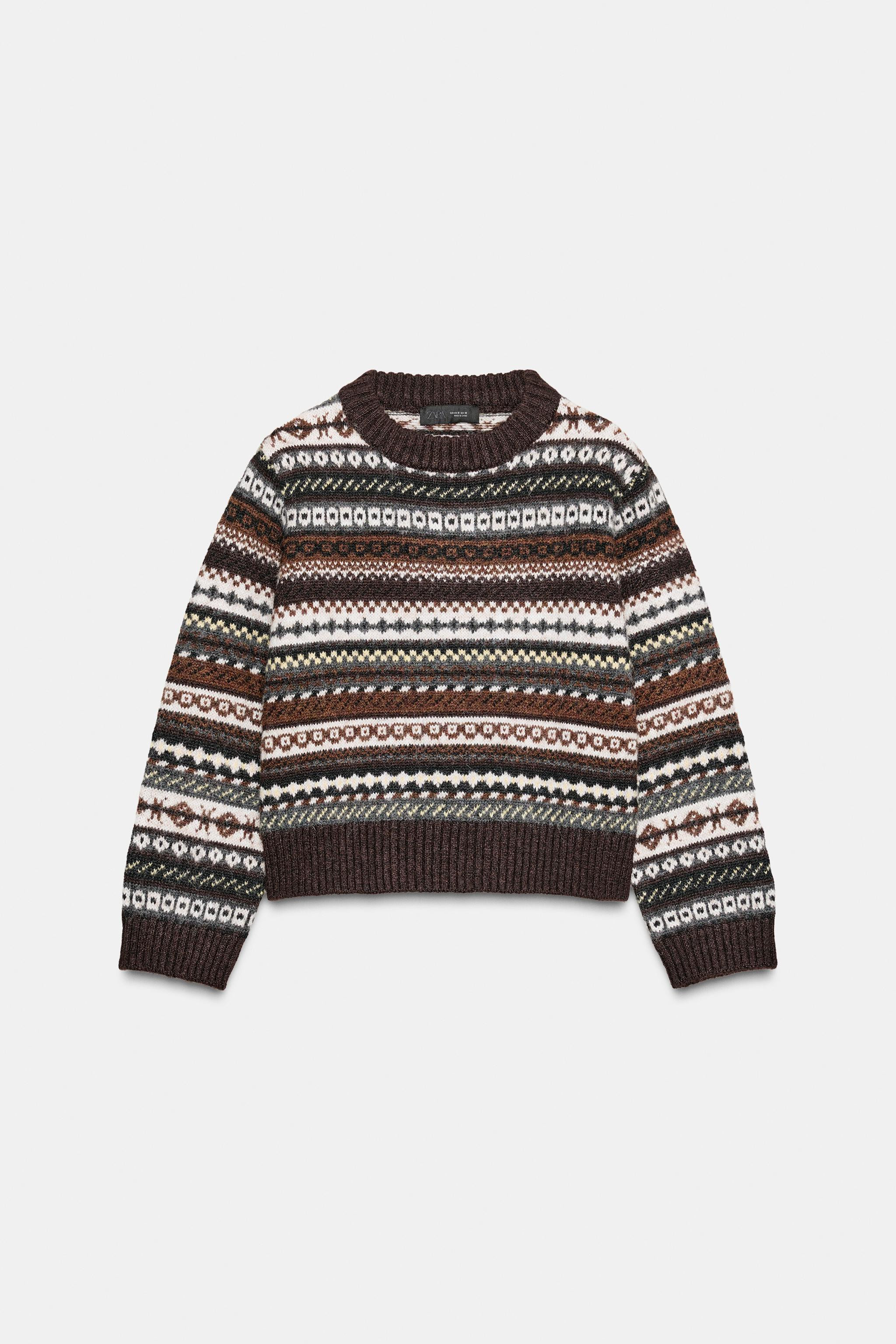 JACQUARD KNIT JUMPER | Zara US