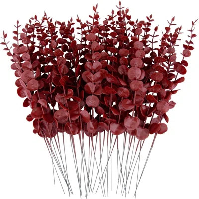 30pcs Eucalyptus Stems Artificial Eucalyptus Leaves Fake Branches Stems Faux Eucalyptuses | Wayfair Professional