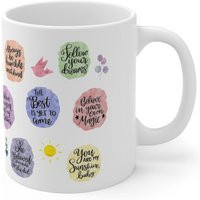 Affirmation Coffee Mug, Positive Affirmations Positivity Inspirational Cup, Self Care, Love, Mental Health, Motivation | Etsy (US)